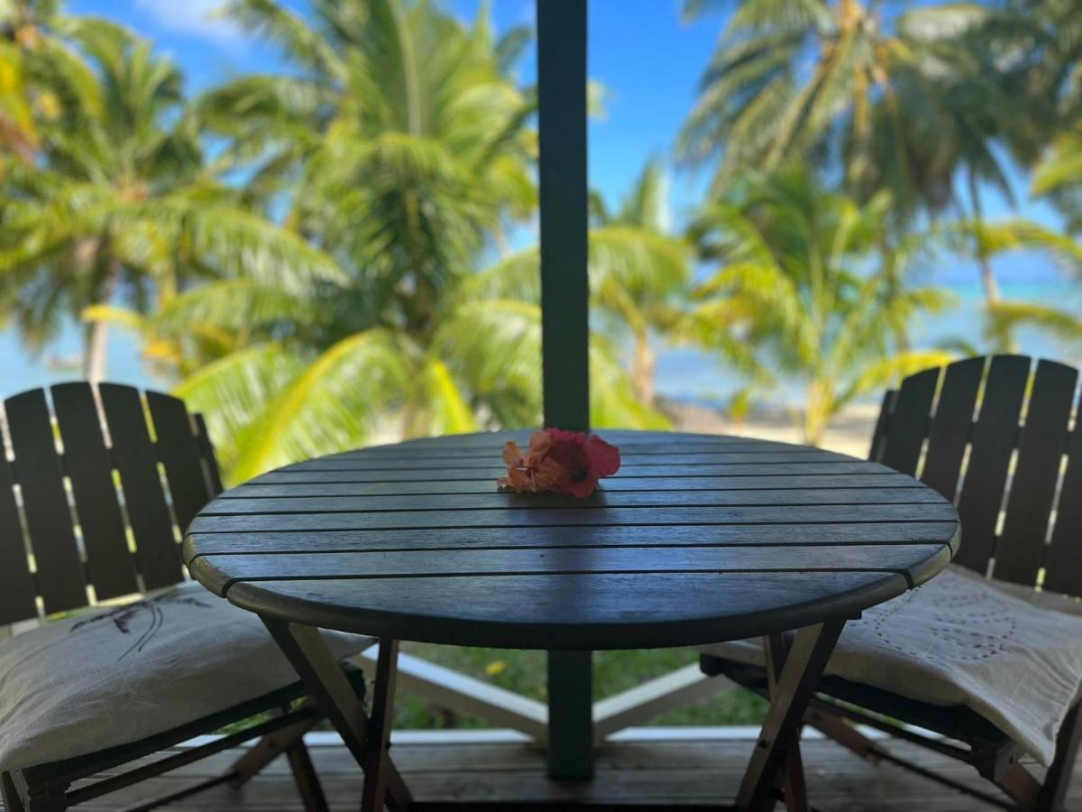 Paparei Beachfront Bungalows, Aitutaki Arutanga Exterior foto